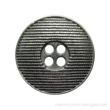 Metal Alloy Button with Holes